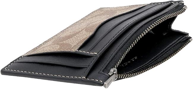 Amazon | [コーチ] カードケース アウトレット メンズ F66649 QBTN2 カーキ [並行輸入品] | 小銭入れ